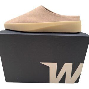 Wolf & Shepherd Cruise Mules Size Mens 7.5 Women's 9 US EU 40 Nubuck Gray NWB $1